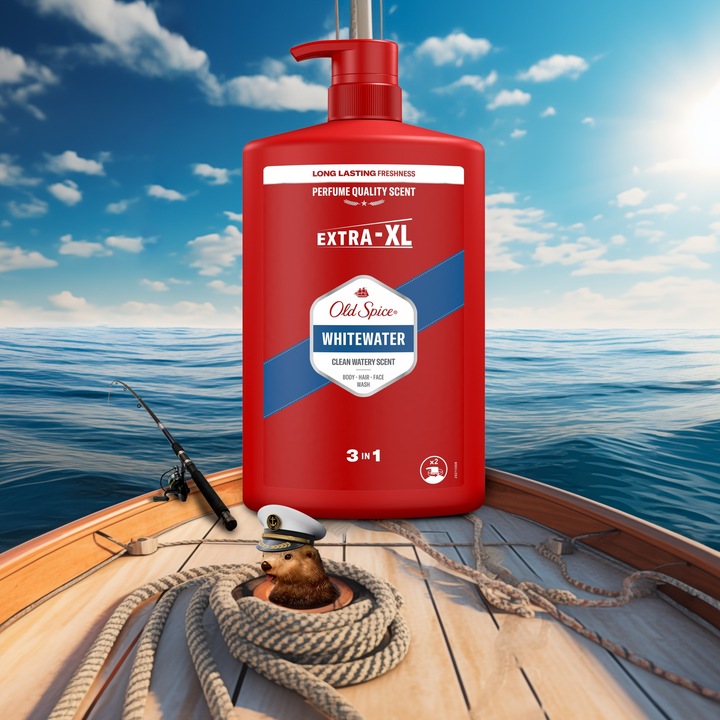 Old Spice Whitewater Żel Do Twarzy Pod Prysznic I Szampon Dla Mężczyzn
