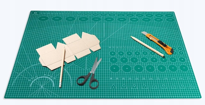 Mata Modelarska do Cięcia Samogojąca Dwustronna 45x60 Duża Mocna A2