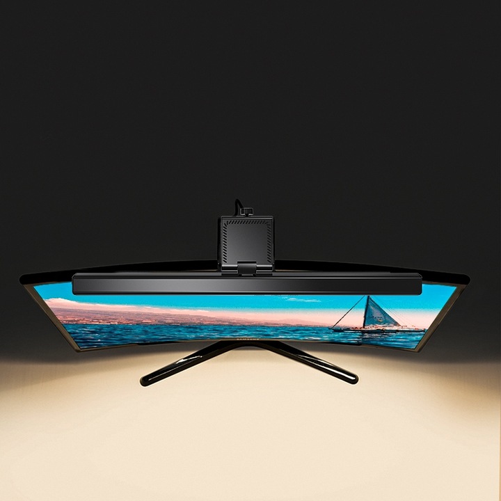 LAMPKA LED NA MONITOR DO KOMPUTERA NOCNA REGULOWANA LISTWA MOCNA USB-C