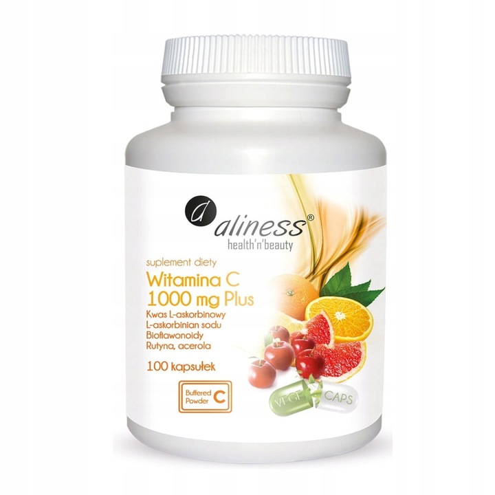 WITAMINA C 100 KAPS 1000MG RUTYNA ACEROLA ALINESS