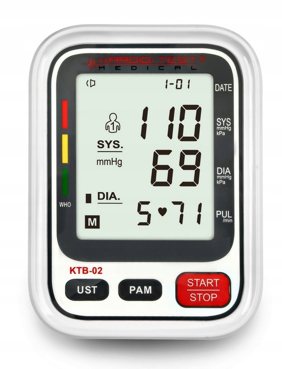 CIŚNIENIOMIERZ NARAMIENNY ARYTMIA PAMIĘĆ 2x99 ZASILACZ USB-C TECH-MED