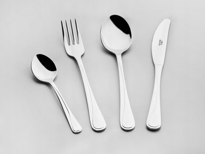 GERLACH KOMPLET ZESTAW SZTUĆCÓW SZTUĆCE PUDEŁKO POŁYSK MANGO 12 OSÓB