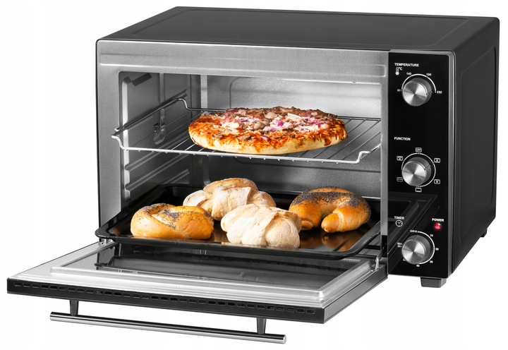 PIEKARNIK ELEKTRYCZNY 48L ROŻNO + GRILL + TERMOOBIEG WOLNOSTOJĄCY