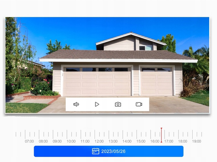 Zewnętrzna Obrotowa Kamera IP WiFi 8MPx 4K ALARM