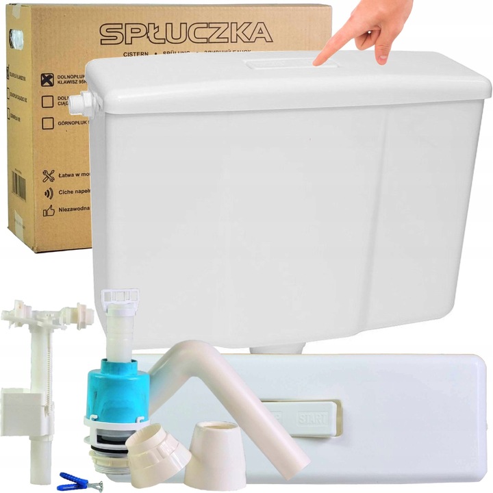 SPŁUCZKA do WC DOLNOPŁUK START STOP KOMPAKT Zawór Spustowy i
