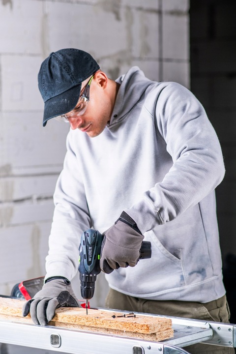 WIERTARKO WKRĘTARKA AKUMULATOROWA WKRĘTARKA 2xAKU NASADKI BITY LED