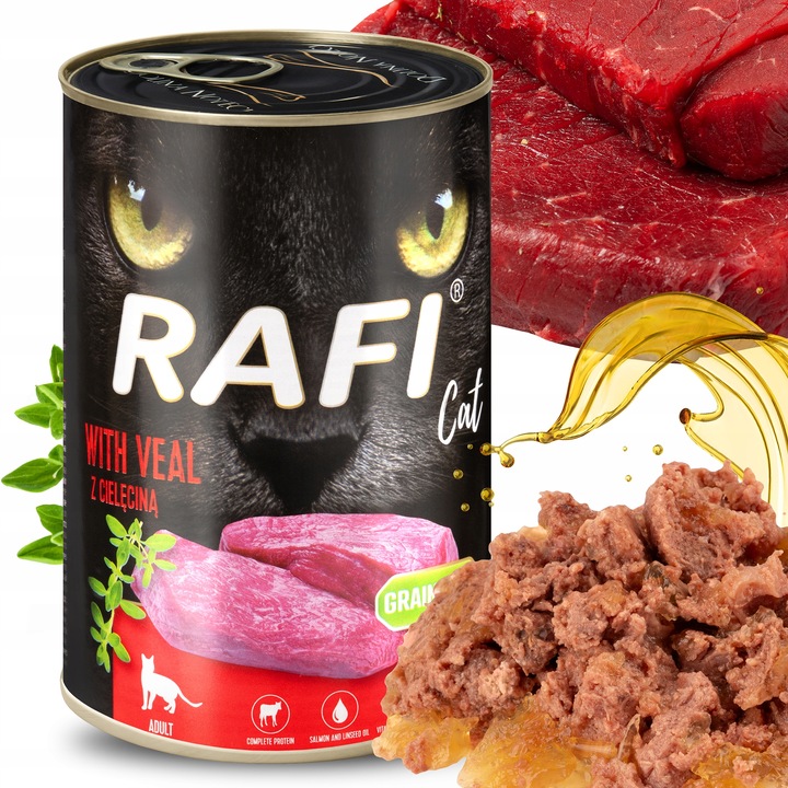 DOLINA NOTECI RAFI KOCIA KARMA DLA KOTA MOKRA PUSZKA MIX SMAKÓW