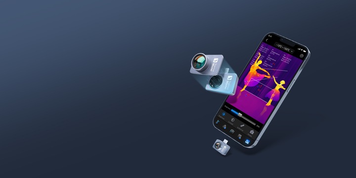 Kamera termowizyjna THERMAL MASTER IOS LIGHTING/USB C P2PRO+NAKŁADKA MAKRO