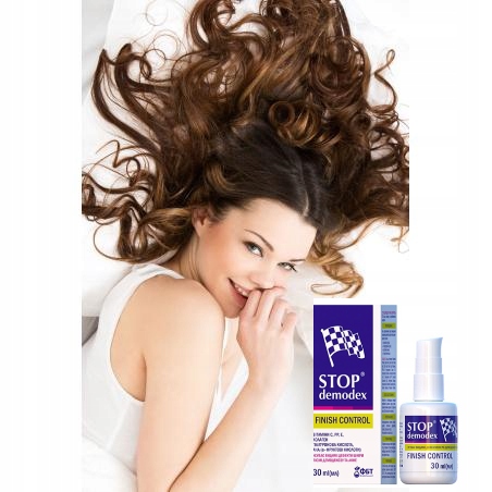 ŻEL DO TWARZY Finish Control STOP DEMODEX Demodekoza Nużyca Trądzik