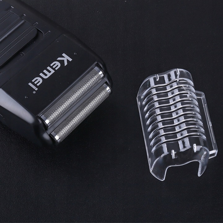 BEZPRZEWODOWA GOLARKA FOLIOWA DO GOLENIA BRODY WŁOSÓW MĘSKA MASZYNKA KEMEI