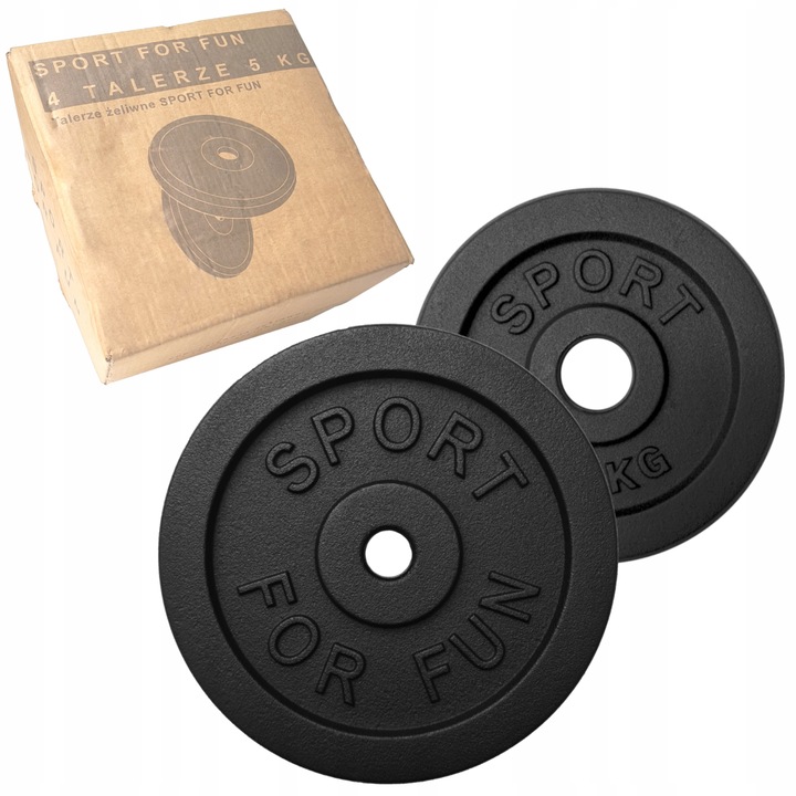 Obciążenie żeliwne 5 kg talerz krążek żeliwo 28mm