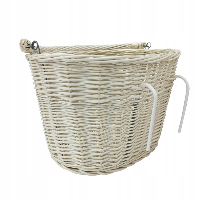 KOSZYK PRZEDNI NA ROWER ZAKUPY DUŻY KOSZ WIKLINOWY ROWEROWY STYLOWY Z1