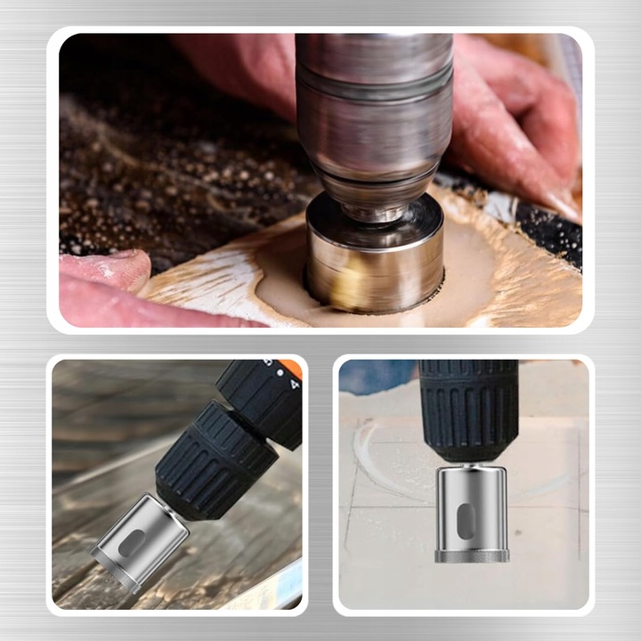 WZMOCNIONE OTWORNICE DIAMENTOWE DO GRESU PŁYTEK GLAZURY SZKŁA 10szt