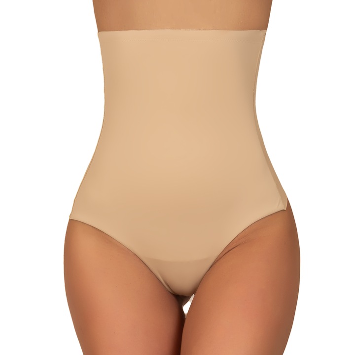 Wyszczuplające majtki STRINGI modelujące BRZUCH wysoki stan KORYGUJĄCE