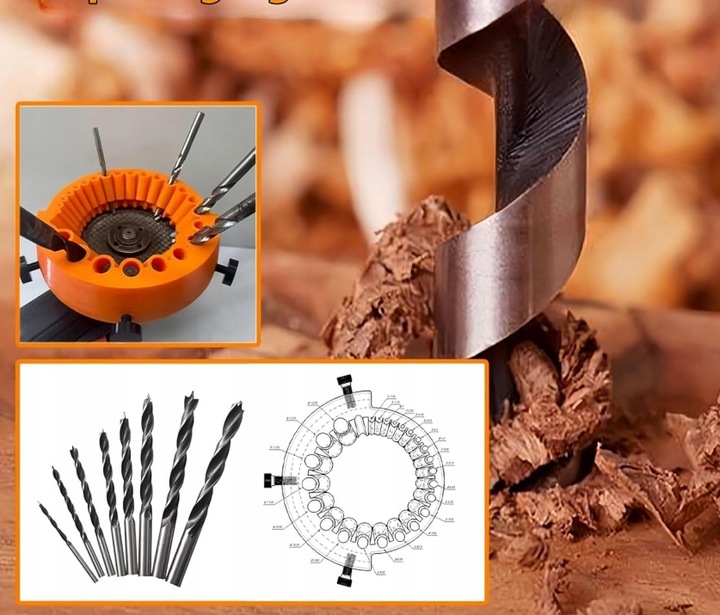 OSTRZAŁKA WIERTEŁ ADAPTER DO OSTRZENIA WIERTEŁ 2-13 MM NA SZLIFIERKĘ