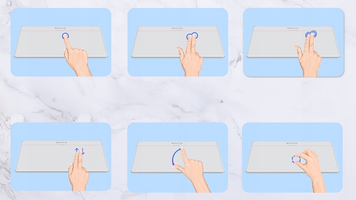 BOSTO T02 Touchpad Trackpad Gładzik BEZPRZEWODOWY do WINDOWS iOS