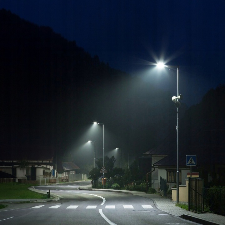 MOCNA LAMPA SOLARNA LED 2000W ULICZNA Z PILOTEM