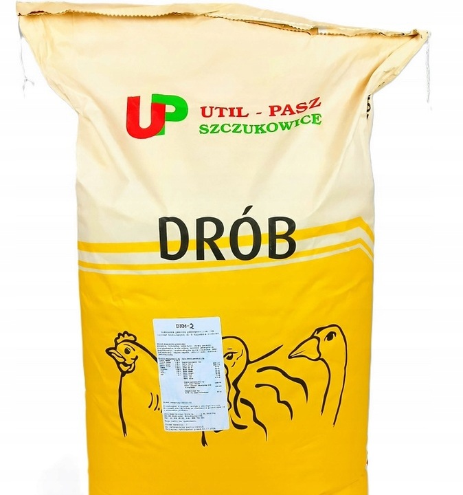 Karma dla kurcząt od 8 tygodnia Util-Pasz DKM 2 pasza dla kurcząt 25kg