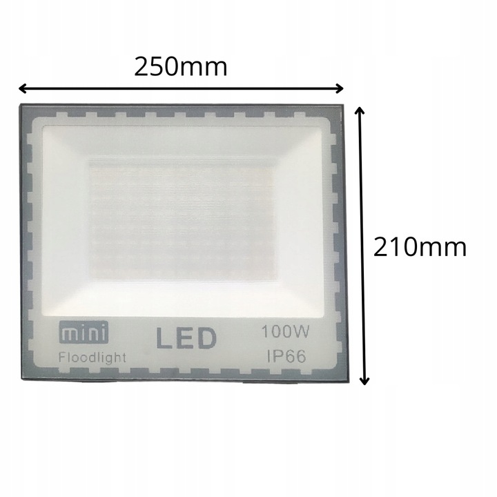 HALOGEN NAŚWIETLACZ LED LAMPA 100W CZUJNIK RUCHU