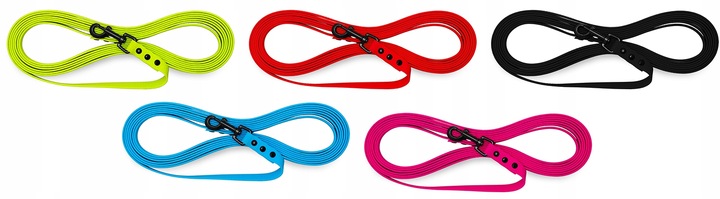 SMYCZ TRENINGOWA dla Psa MOCNA BIOTHANE PVC 5m