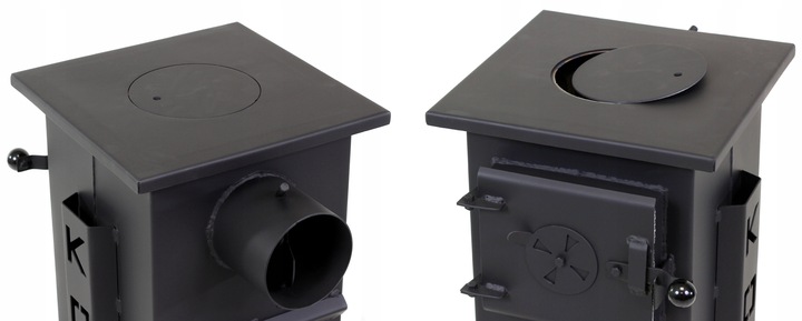 Piec koza piecyk szamotowy 13 cegieł 2mm ATEST EKO 6,5 kW EKOPROJEKT