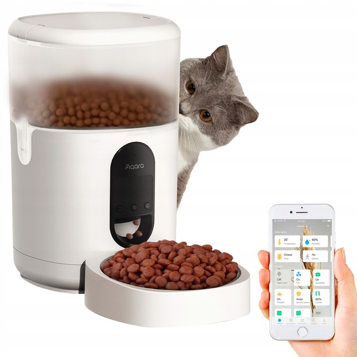 Automatyczny podajnik KARMY dla PSA KOTA Aqara Smart Pet 4L BEZPRZEWODOWY