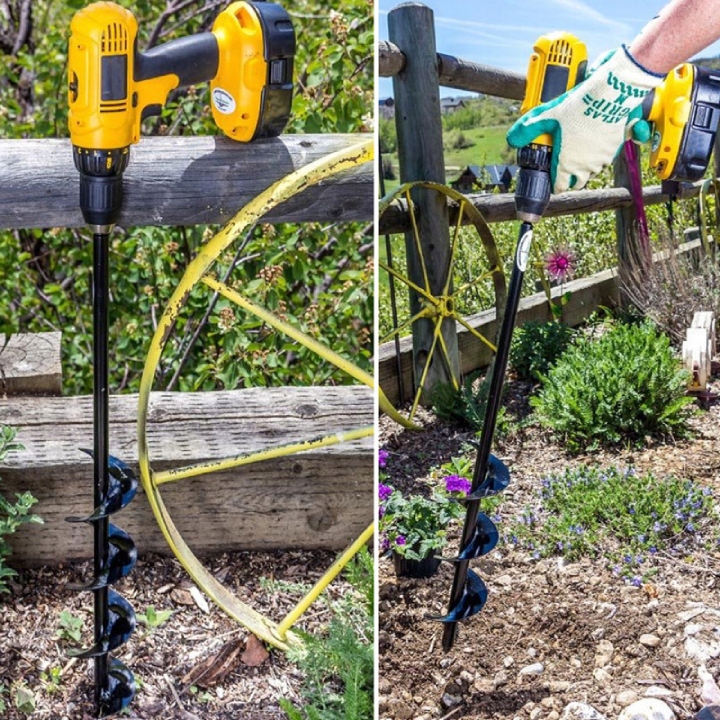 ŚWIDER WIERTŁO WIERTNICA DO SADZENIA ZIEMI GLEBY GLEBOWA 10 CM 60 CM