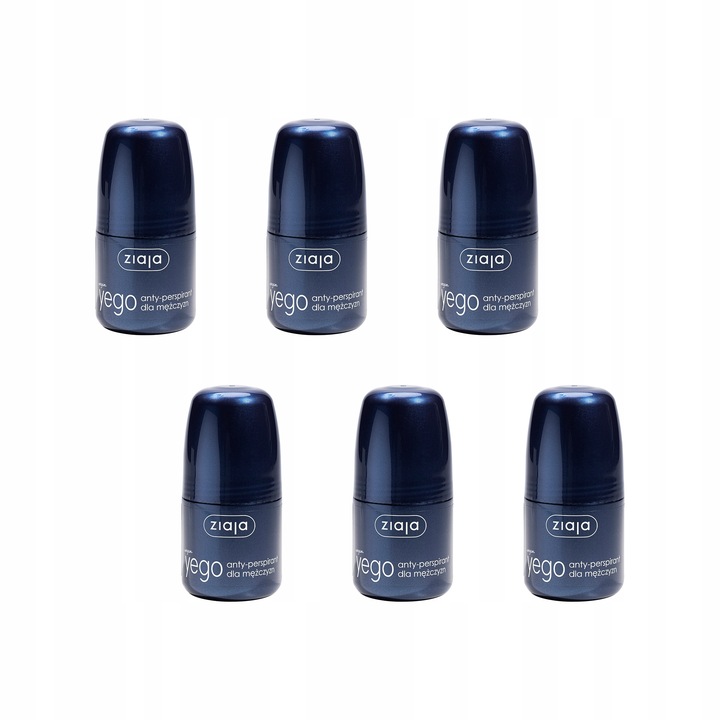 6x Antyperspirant w kulce męski Ziaja Yego 60 ml