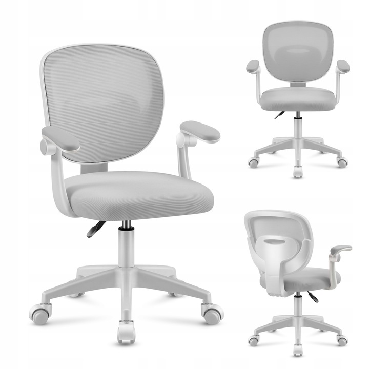 Fotel Obrotowy Krzesło DLA DZIECI MŁODZIEŻY Mark Adler Junior 3.0 Grey