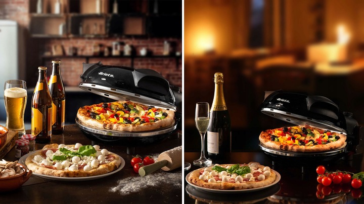 PIEC DO PIZZY ARIETE 917 kamień 400°C + NÓŻ DO PIZZY + EBOOK