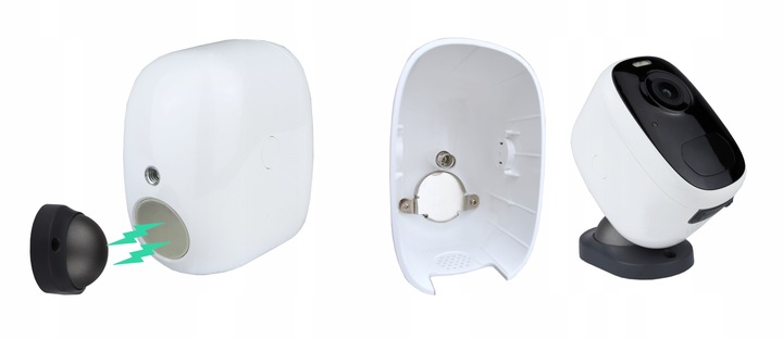 KAMERA NA BATERIE BEZPRZEWODOWA AUDIO IP WIFI 3MPX DWUSTRONNE AUDIO SLOT SD