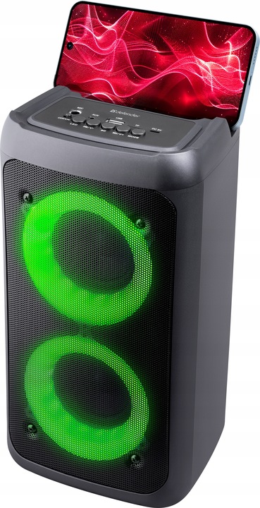 Głośnik Bluetooth Boombox Mobilny USB RADIO LED Bezprzewodowy