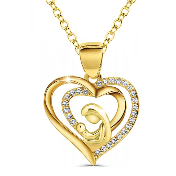 ZŁOTY ŁAŃCUSZEK MEDALIK 925/585 DLA DZIEWCZYNKI NA KOMUNIĘ CHRZEST + GRAWER