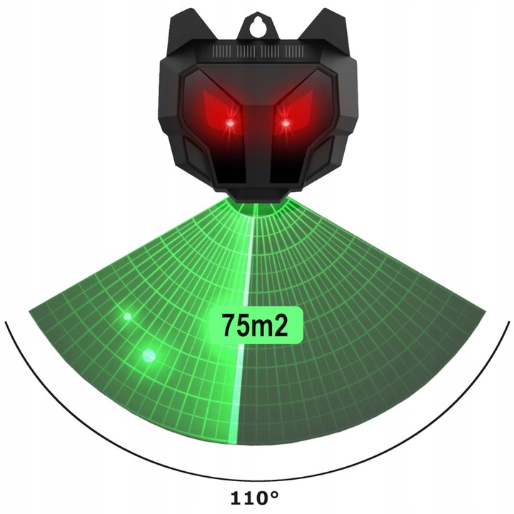 ODSTRASZACZ zwierząt PSÓW KOTÓW SAREN PTAKÓW DZIKÓW MYSZY 7w1 SILNE