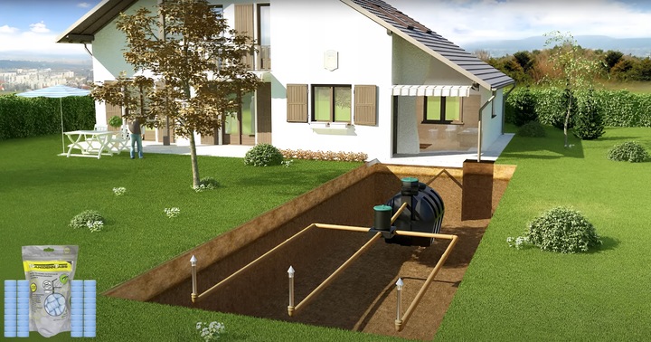 TABLETKI DO SZAMBA OCZYSZCZALNI BAKTERIE NA ROK SANIDENN TABS BIO