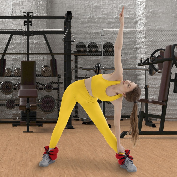 OBCIĄŻNIKI NA NADGARSTKI RĘCE NOGI CIĘŻARKI DO ĆWICZEŃ WZMACNIAJĄCYCH 2x1kg