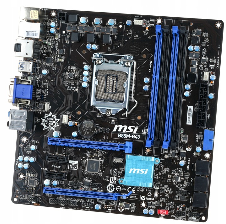 PŁYTA GŁÓWNA MSI B85M-G43 s1150 DDR3 CROSSFIRE XMP