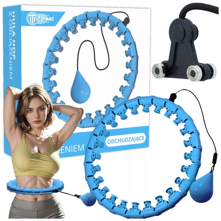 HULA HOP ODCHUDZAJĄCE Z OBCIĄŻENIEM I WYPUSTKAMI SMART Z OBCIĄŻNIKIEM HOOP