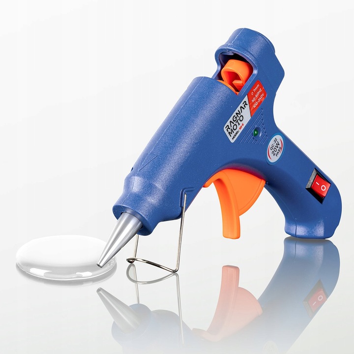 PISTOLET DO KLEJU NA GORĄCO DO KLEJENIA KLEJARKA 7mm +62 WKŁADY KLEJU