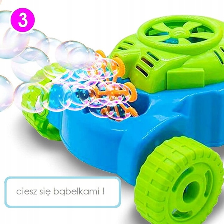 KOSIARKA NA BAŃKI MYDLANE NA BATERIE + PŁYN