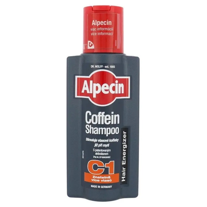 Alpecin Coffein Shampoo C1 250 ml dla mężczyzn Szampon do włosów