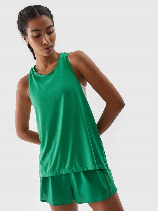 4F TOP TRENINGOWY DAMSKI KOSZULKA SPORTOWA DO BIEGANIA SS24