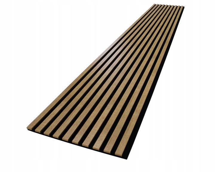 Lamele ścienne 275 x 45 cm - na czarnym filcu Dąb Santa, Champagne i inne