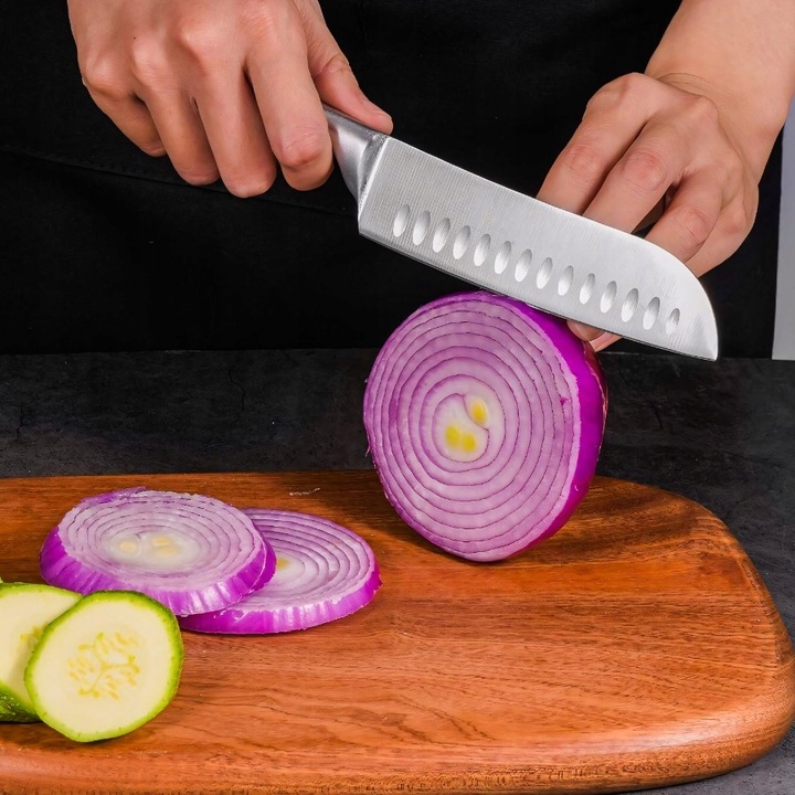 ZESTAW KOMPLET 16 NOŻY KUCHENNYCH STALOWYCH OSTRE W BLOKU STOJAK +