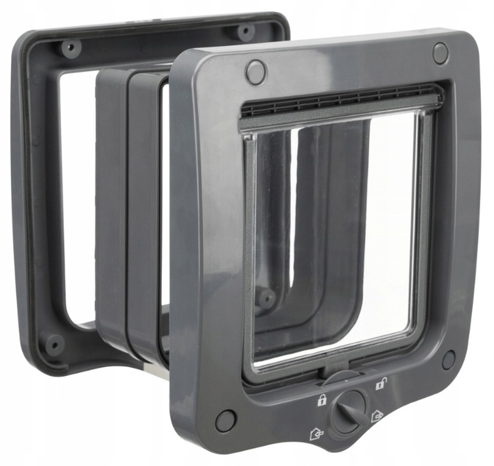 Trixie drzwiczki wahadłowe z tunelem drzwi 4-way