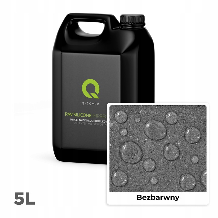 IMPREGNAT DO KOSTKI BRUKOWEJ Z EFEKTEM MOKREJ HYDROFOBOWY BEZBARWNY WET 5L