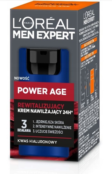 Loreal Men Expert Power Age Rewitalizujący krem nawilżający 50ml