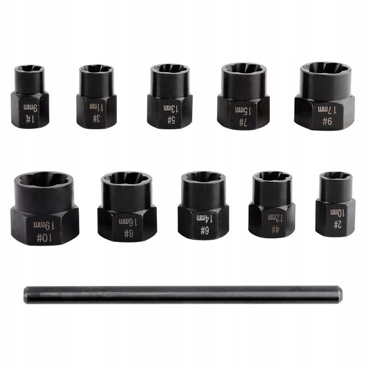 NASADKI DO USZKODZONYCH OBROBIONYCH ZERWANYCH ŚRUB NAKRĘTEK 9-19mm