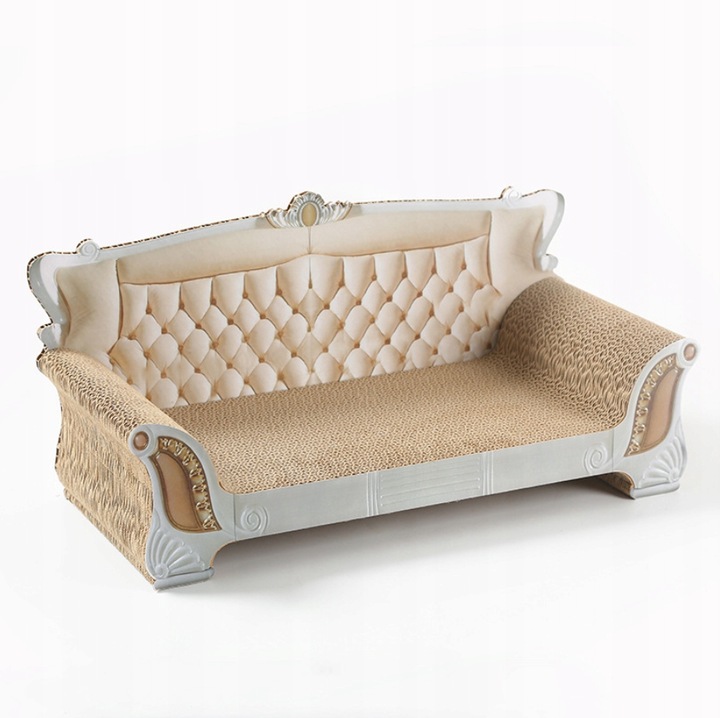 DRAPAK DLA KOTA SOFA LEGOWISKO KARTON TEKTUROWY