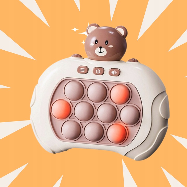 GRA POP IT POPIT MIS GAME ELEKTRYCZNA ZRĘCZNOŚCIOWA XL + GRATIS 3 BATERIE